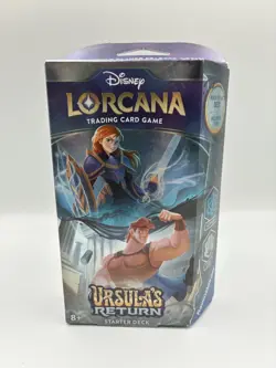Disney Lorcana TCG Ursula's Return Starter Deck Sapphire & Steel NEW FREE UK SHI - Image 1