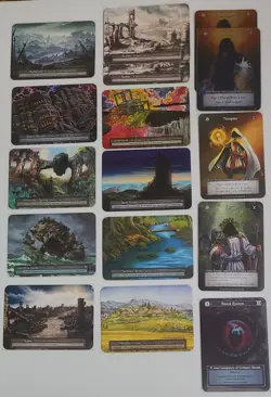 Sorcery Contested Realm Collectible Card Game Lot - 82 cards and 44 tokens. - Image 1