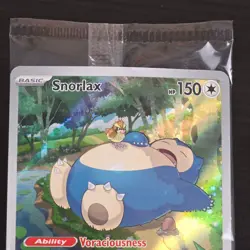 Snorlax 051 Pokemon Center Stamp Black Star Promo Pokemon Card - NM/M - Image 3
