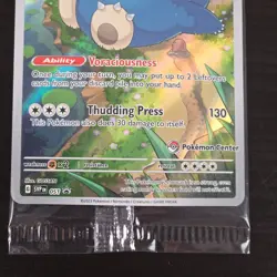 Snorlax 051 Pokemon Center Stamp Black Star Promo Pokemon Card - NM/M - Image 4