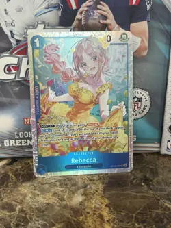 Bandai One Piece Cards SR SEC RARE 4-Card Lot Foil Rebecca Mihawk Brook Wyper - Image 4
