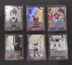 Bandai Dragon Ball Super Card Game Battle Lot 6 Vegeta, Son Gohan, Android 17 - Image 1