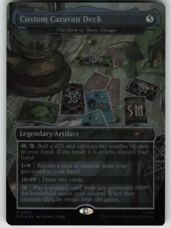 MTG Custom Caravan The Deck of Many Things Foil NM Secret Lair Drop Magic 2460 - Image 1