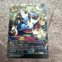 Doubling Season - Custom Art MTG Magic The Gathering Playtest Card - Image 1