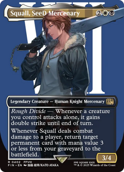 Squall, SeeD Mercenary (REGULAR) x1 - MTG Final Fantasy FIN #402 - Image 1