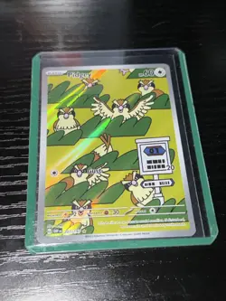 Pidgey 207/197 Illustration Rare Obsidian Flames Pokemon NM/M - Image 1