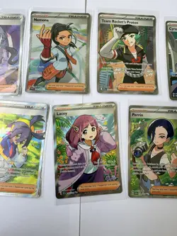 Nintendo Pokemon TCG Trainer Supporter Full Art Holo Lot 7 - Image 3