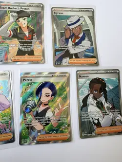 Nintendo Pokemon TCG Trainer Supporter Full Art Holo Lot 7 - Image 4