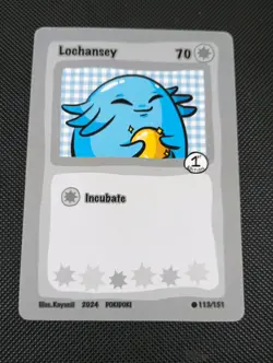 Lochansey (Chansey) 113/151 - Pokidoki First Edition Fan Art - Pokemon - Image 1