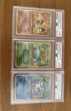 Pokemon Celebrations Charizard Venusaur Blastoise 25th Anniversary Jap PSA 10 - Image 2
