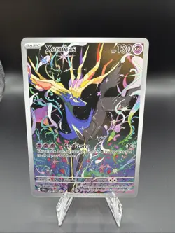 Pokemon TCG Xerneas Illustration Rare Full Art Holo HP130 091/086 Chaos Rising - Image 1