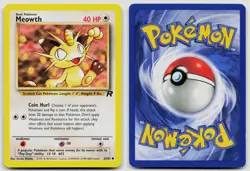 MEOWTH 62/82 COMMON TEAM ROCKET POKEMON UNLIMITED LP - Image 3