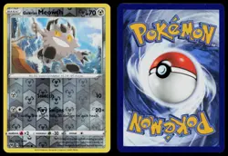 GALARIAN MEOWTH 112/185 COMMON VIVID VOLTAGE POKEMON REVERSE HOLO NM - Image 3