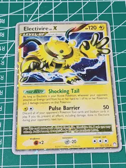 Pokemon Electivire LV.X Mysterious Treasures 121/123 Holo Ultra Rare 120 HP - Image 1