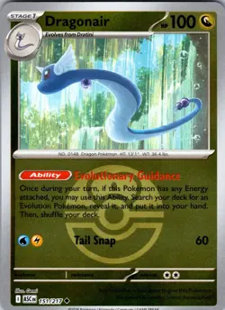 Dragonair (Love Ball) 151/217 Uncommon Ascended Heroes Pokemon Reverse Holo NM - Image 1