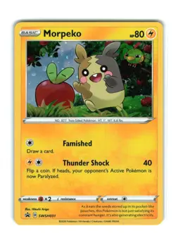 Morpeko SWSH031 Holo - 2020 Pokemon Black Star Promo LP - Image 1