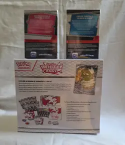 Pokemon TCG Scarlet & Violet White Flare ETB + 2 Booster Bundles - Image 2
