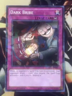 Yugioh: Dark Bribe - BP03-EN202 - Shatterfoil Rare - 1st Edition - LP - Image 1