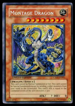Montage Dragon - CT05-ENS01 NM Secret Rare 2008 Collectors Tin Yu-Gi-Oh - Image 1