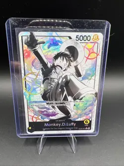 Monkey.D.Luffy ST29-001 Alt Art Foil Parallel Leader One Piece TCG - Image 1