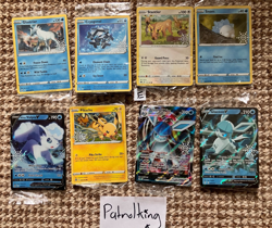 Pokemon 2023 Holiday Advent Calendar Stamped Cards x 8 Full Set Sealed TCG Promo - Image 1