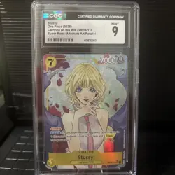 Stussy Alt Art - Carrying On His Will One Piece CCG - CGC 9 - Image 1