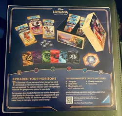 Disney Lorcana Into The Inklands Illumineer's Trove with 8 Booster Packs - New - Image 2