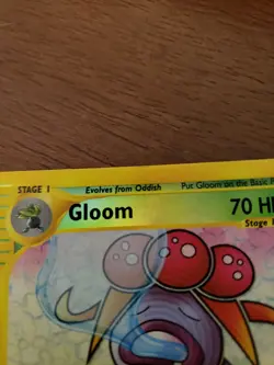 Pokemon Expedition Base Set Gloom Reverse Holo Card 78/165 MP/HP - Image 2
