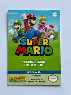 Carte Super Mario Trading Card Collection Panini - Sport Card 181 - Image 2