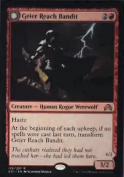 Geier Reach Bandit - Shadows over Innistrad: #159, Magic: The Gathering Nm R151 - Image 1