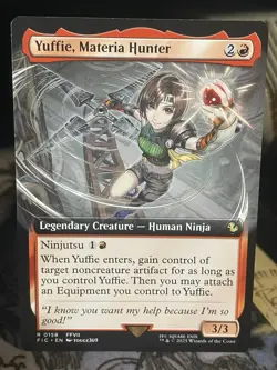 Yuffie Materia Hunter EXTENDED #158 Final Fantasy Commander MTG Magic - Image 1