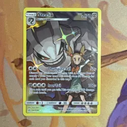 Pokemon Steelix Secret Rare Holo 247/236 Sm-Cosmic Eclipse English - Image 1
