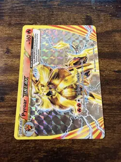Pokemon Pyroar BREAK Full Art Holo Rare 160 HP Pokemon TCG 20/162 LP-MP - Image 1