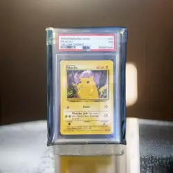 1999 POKEMON BASE UNLIMITED SET YELLOW CHEEKS #58 PIKACHU PSA 7 Fast Shipping - Image 1
