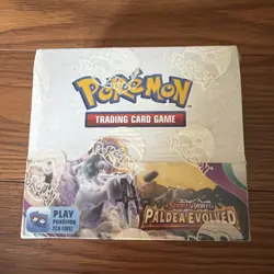 2023 Pokemon Paldea Evolved Booster Box Scarlet & Violet FACTORY SEALED - Image 1