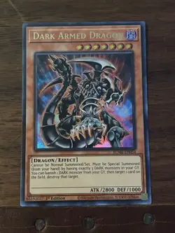 Yugioh Dark Armed Dragon BLMR-EN054 Ultra Rare 1st Edition - Image 1
