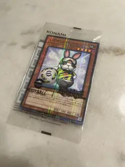 Yu-Gi-Oh Japanese Efootball Promo EFC1-JP001 Rescue Rabbit and Neymar Jr Sealed - Image 1