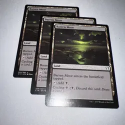 4xx4 Barren Moor Magelimited Non Foil Mtg Com Vintage Commander Various Set - Image 1