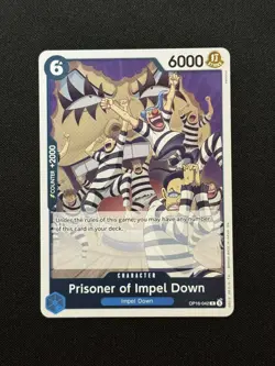 Prisoner of Impel Down OP16-042 R The Time of Battle Foil English One Piece - Image 1