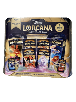 Disney Lorcana The First Chapter Starter Kit 2 Decks 4 Booster Packs Mickey - Image 1