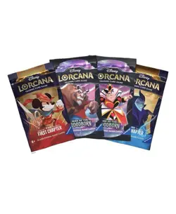 Disney Lorcana Portfolio Bundle 4 Booster Packs The First Chapter Floodborn - Image 3
