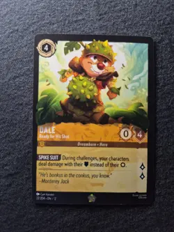Disney Lorcana TCG Super Rare Dale - Ready for His Shot 22/204 Wilds Unknown - Image 1