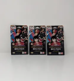 One Piece OP-09 Emperors In The New World 12-Card Sleeved Booster Pack Lot of 3 - Image 1