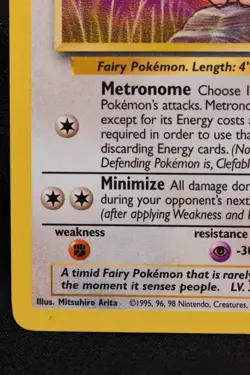 Clefable 17/64 LP+ Jungle Regular Rare Unlimited Pokemon TCG Card - Image 5