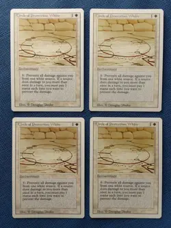 MTG 4x Circle of Protection White x4 NM Revised Magic the Gathering Old School - Image 1