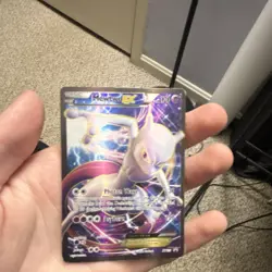 Pokemon Mewtwo EX Foil Psychic Basic 170HP 120 Attack Single Card - Image 1