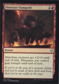 Dinosaur Stampede - Ixalan: #140, Magic: The Gathering Nm R145 - Image 1