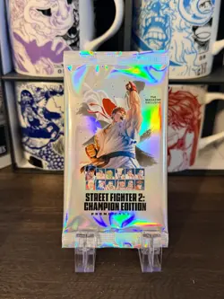 Street Fighter 2: Champion Edition Promo Card Pack PSA Magazine Exclusive Sealed - Image 1
