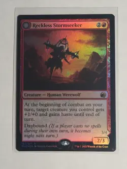 Reckless Stormseeker R Innistrad: Midnight Hunt 157 NM - Image 1