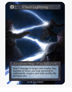 x3 Chain Lightning Exceptional Beta Sorcery Contested Realm - Image 1